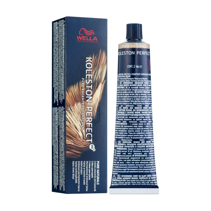 Уцінка! Стійка крем-фарба для волосся Wella Professionals Koleston Perfect Me+ Pure Naturals 44/02, 60 мл